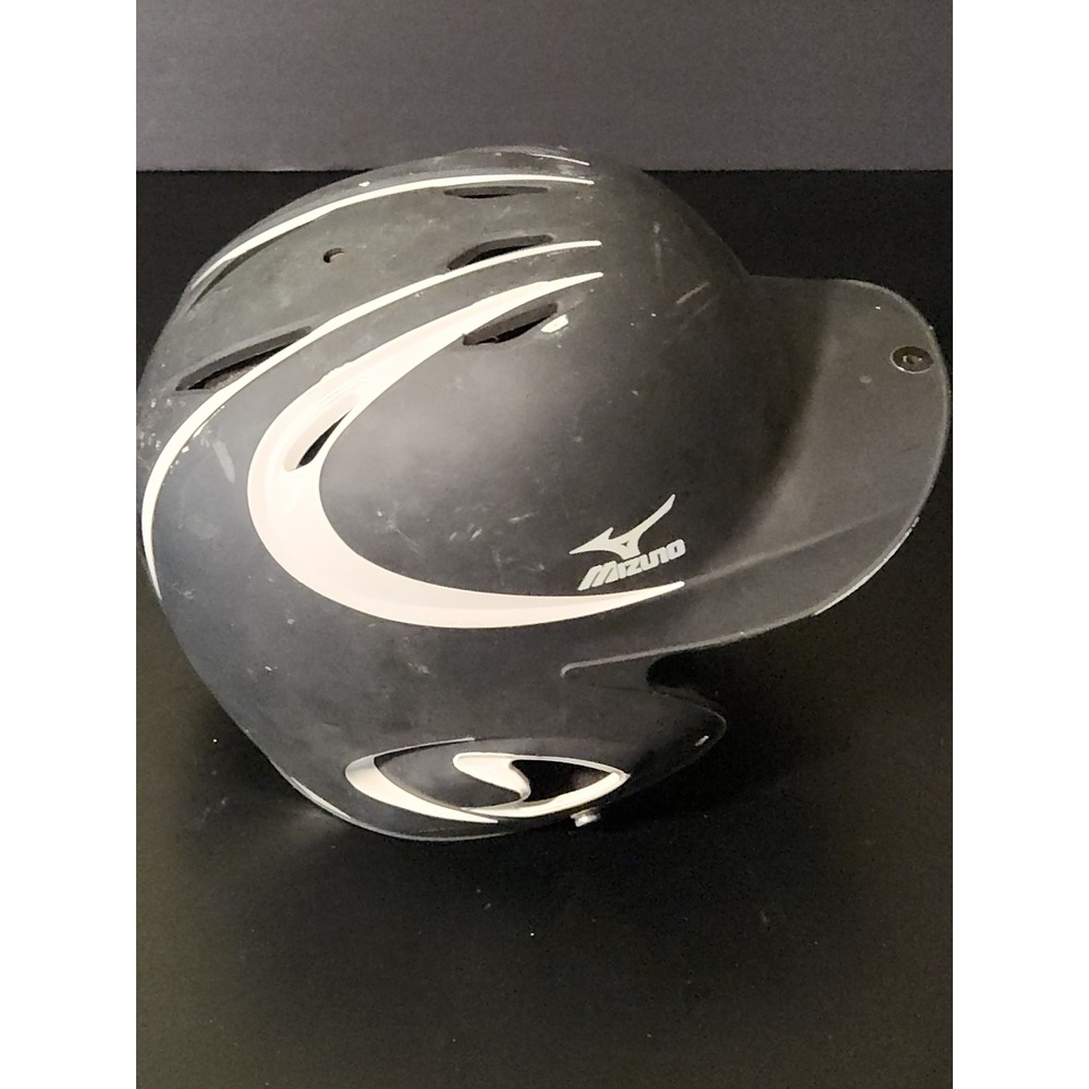 Mizuno MBH250 Batting Helmet Matte Black Adult L/XL 7 3/8-7 3/4 Baseball